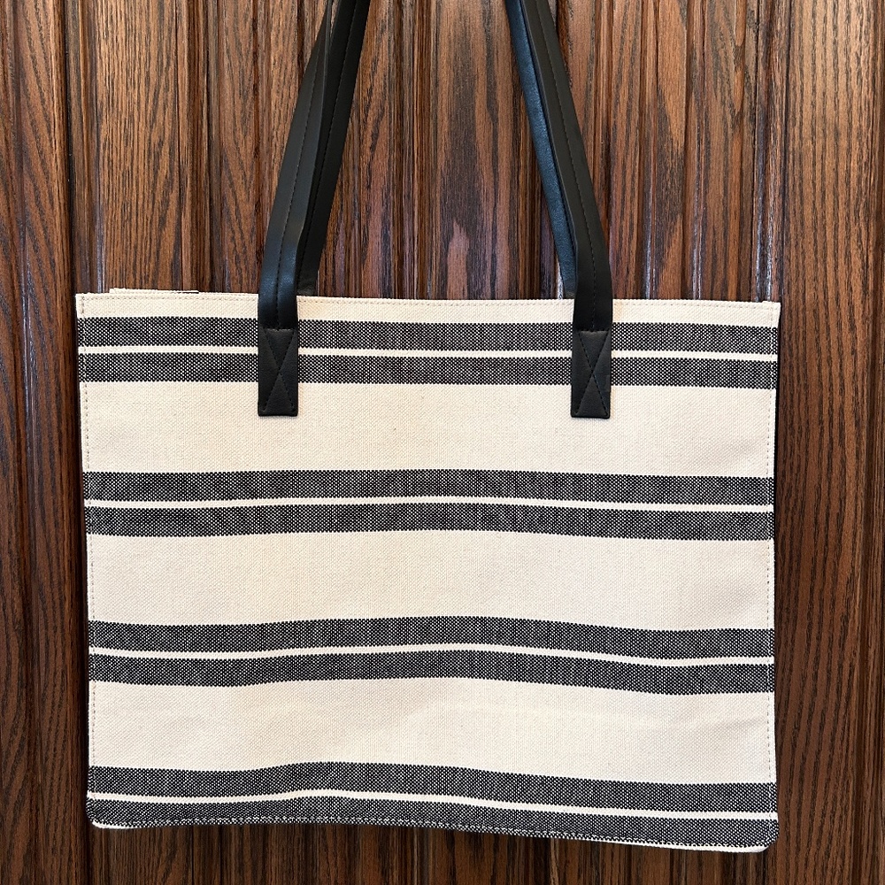NWOT Canvas tote (from Saks)
